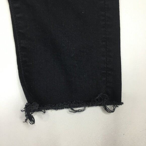 MOTHER Guilty As Sin The Looker Ankle Fray Hem Distressed/Rip Knee Skinny Jeans - Picture 10 of 14